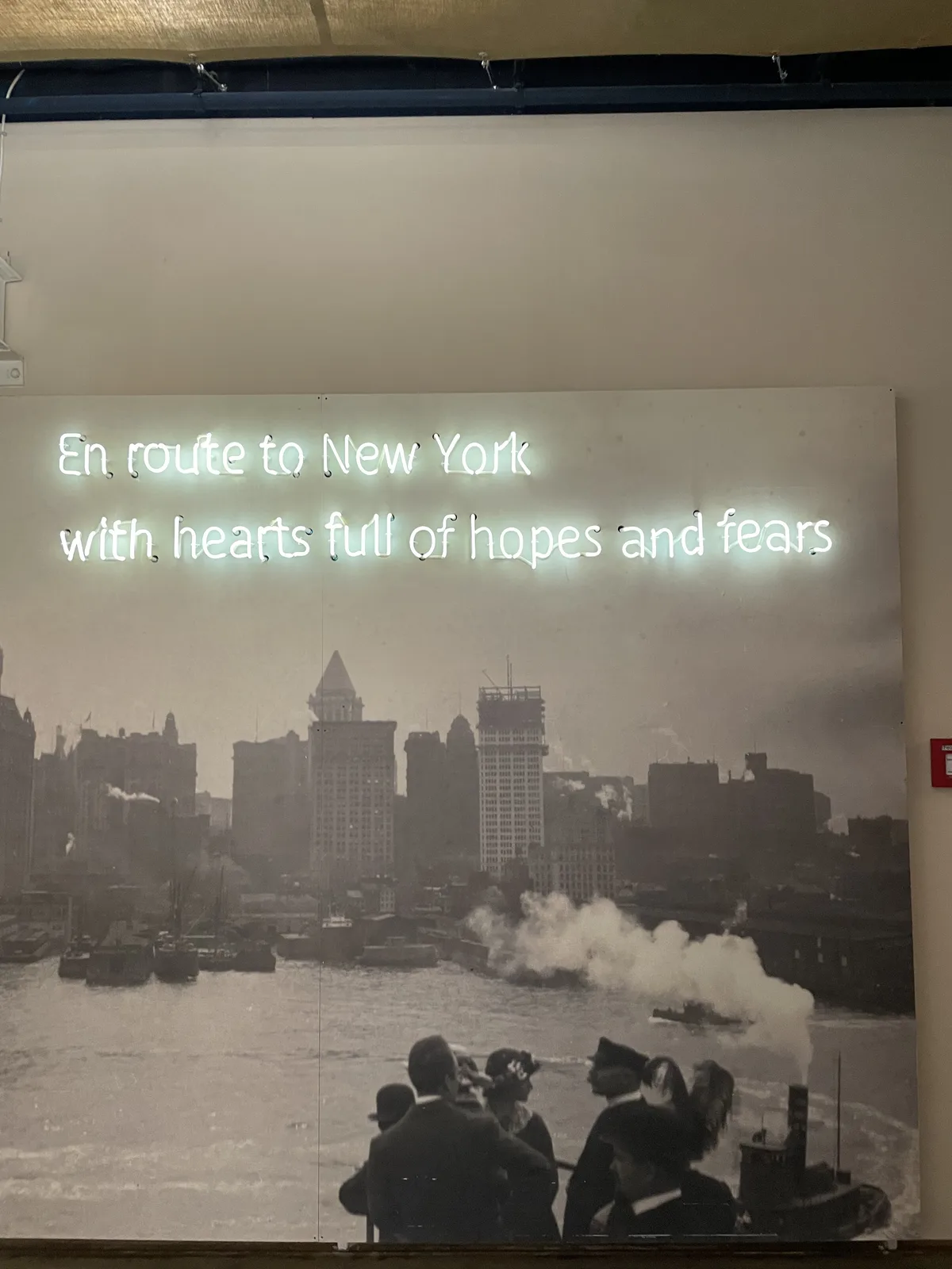 Exponat „En route to New York