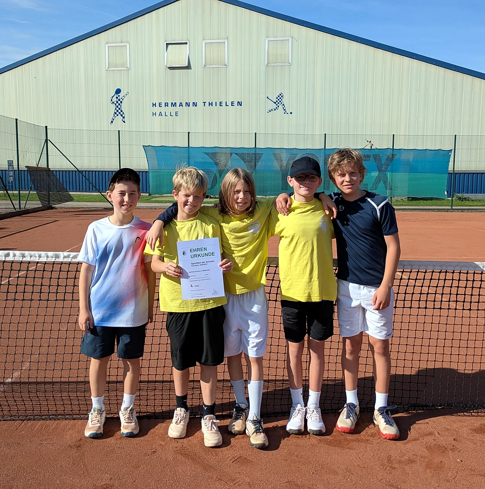 Das SOPHIE ist Stadtmeister im Tennis