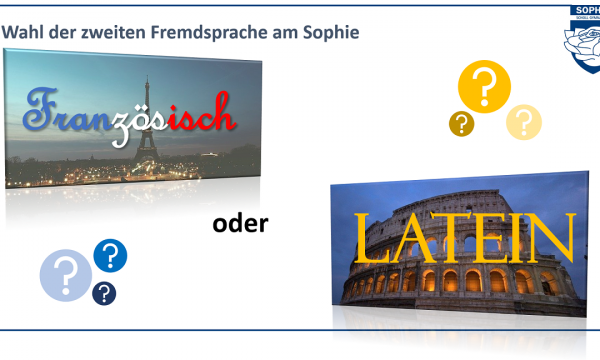 Informationen zur Wahl der zweiten Fremdsprache