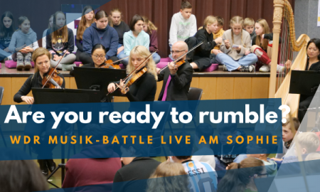 Are you ready to rumble? – WDR Musik-Battle live am SOPHIE
