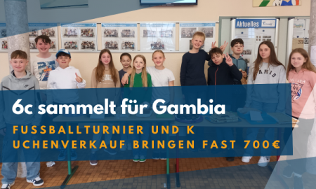 Die 6c sammelt für Gambia