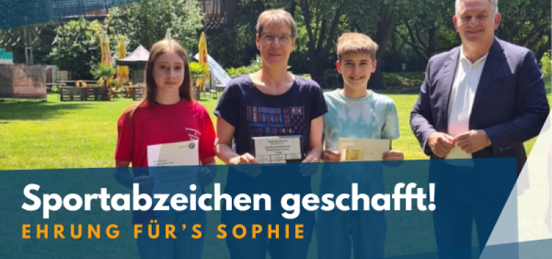 Sportabzeichen für's SOPHIE