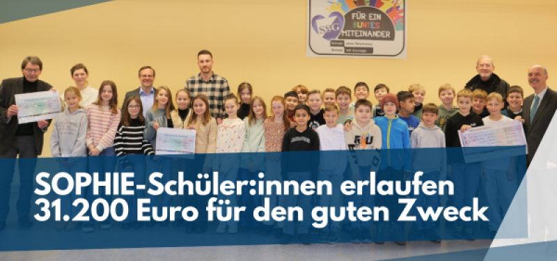 Spendenübergabe vom SOPHIE