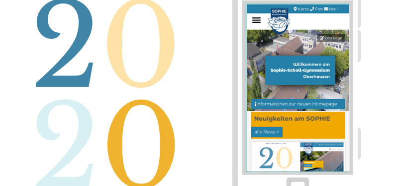 Neue Webseite des SOPHIE