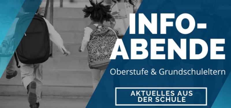 Entfall der Informations-Veranstaltungen